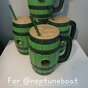 Tik Tok Famous St. Patricks Day Barrel Mugs
